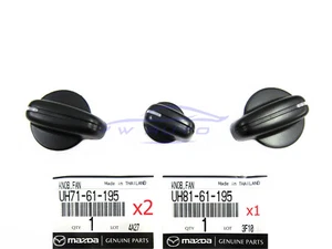 Genuine Mazda Bravo Heater Fan Direction Control Knob Set B2500 B2600 1998 2005 - Picture 1 of 6