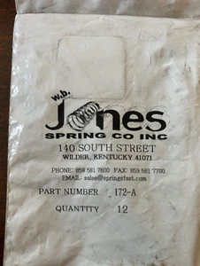 (12-Pk) W.B. Jones Spring Co. Springs 172-A - Picture 1 of 2