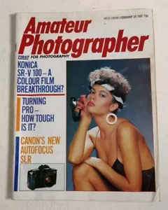 Amateurfotograf Magazin Wochenende 28. Februar 1987 Vintage - Bild 1 von 9