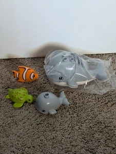 LEGO DUPLO Ocean Animals Sealife 10972 -Big Small Adult Baby Whales -Turtle Fish - Picture 1 of 17
