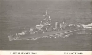 Fotodruck USS Allen M Sumner Destroyer DD-692 Official US Navy - Bild 1 von 2