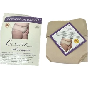 Cezara Maternity Postpartum  Belly Back Support Panties Beige Size 8 XL - Picture 1 of 9