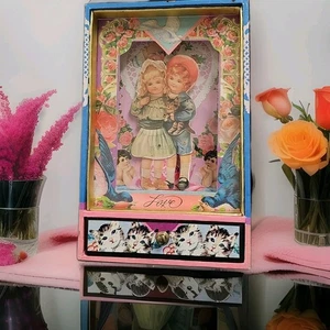 1982 Vandor Imports Follies Music Box Pelzman Designs Cabaret Japan Kids Dancing - Picture 1 of 9
