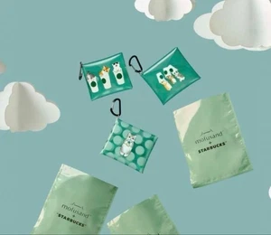 Mofusand 1 articolo casuale Starbucks mini borsa trasparente Singapore edizione limitata - Foto 1 di 6