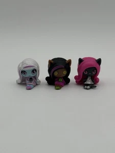 Monster High Minis Figuren 3 Stück - Clawdeen Wolf, Catty Noir, Abbey Bominable - Bild 1 von 5