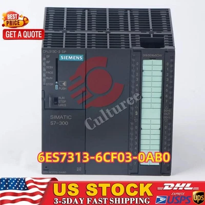 Nueva CPU Siemens 6ES7 313-6CF03-0AB0 6ES7313-6CF03-0AB0 SIMATIC S7-300 313C-2 DP Foto 1 de 4