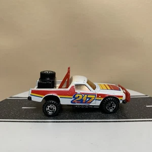 1984 Matchbox MB58 #217 Ruff Trek Racing Pick-Up Chevy El Camino White NM - Picture 1 of 11