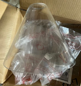 Pottery Barn Flared Glass Pendant Hood  Small - Picture 1 of 2