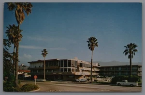 Cartolina d'epoca Santa Barbara Inn Hotel di Mike Roberts foto a colori - Foto 1 di 2