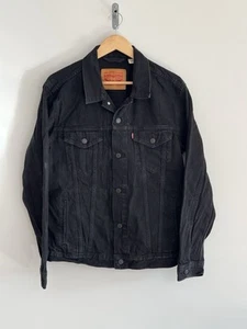 Chaqueta vaquera Levi’s Denim Trucker negra lavada grande - Imagen 1 de 14