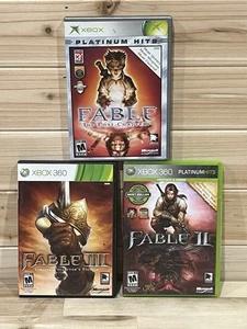 Fantastico lotto giochi Xbox e Xbox 360 Fable I II III 1 2 3 - Foto 1 di 5