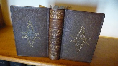 1831 WASHINGTON IRVING GEOFFREY CRAYON 2 VOLS IN FINE GILT MOROCCO BINDING Foto 1 de 4