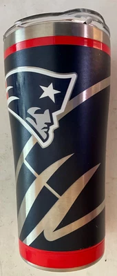 20oz Stainless Steel Tumbler - New England Patriots NFL 2018 The Pats - Image 1 of 4