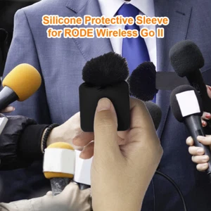 3pcs Dustproof Silicone Soft Protective Case for RODE Wireless Go II Microphone - Zdjęcie 1 z 6