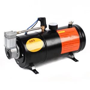 Kit de bocina de tren con compresor de aire 150 PSI para coche camión tren 150DB 4 trompetas - Imagen 1 de 11
