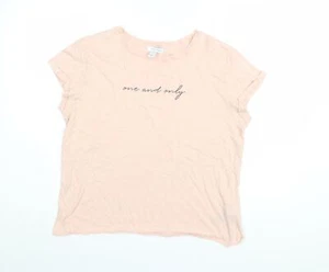 Topshop Women’s Petite Pink Casual T-Shirt Size 12 - Picture 1 of 12
