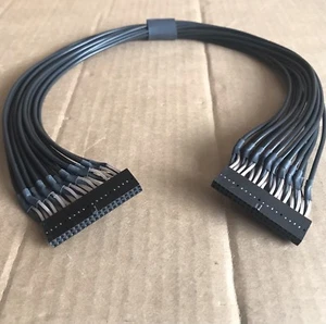 RG174 Female To Female IDE Cable -50cm Ribbon Cable Replacement Belden RG-174/U - Picture 1 of 5