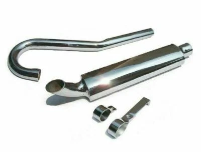 Fits Royal Enfield 500cc Trials Scrambler High Pipe Exhaust System ECs - Image 1 of 4