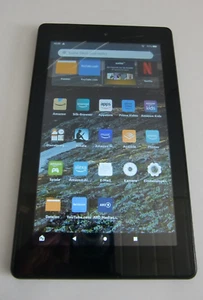 Amazon Fire 7 Tablet (9. Generation) 32GB, WLAN (7 Zoll) - schwarz - Bild 1 von 14
