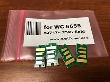4 High Yield Toner Chip for Xerox WorkCentre 6655 Refill (2747 - 2746) SOLD