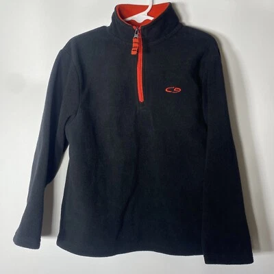 Флисовый пуловер Champion Kids на четверть молнии для мальчиков черный + красный размер XS (4-5) - Изображение 1 из 4