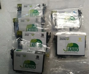 Jarbo 252 Forniture Stampa Inchiostro - Confezione da 6 4 Nero 1 Giallo 1 Ciano - Foto 1 di 2