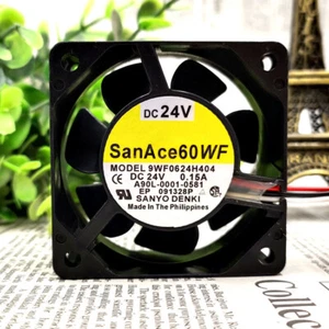 1 pcs Sanyo 9WF0624H404 6025 24v 0.15A Fanuc CNC machine cooling fan. - Picture 1 of 1