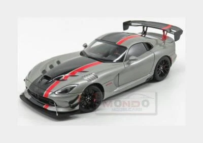 1:18 Autoart Dodge Viper Acr 2017 Silver Black AA71733 Modellino - Photo 1/2