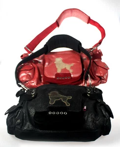 Poodlebag Friday red rot Umhängetasche Handtasche Henkeltasche mit Pudel Motiv - Bild 1 von 4