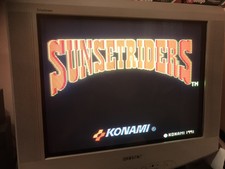 Sunset Raiders , Jamma Pcb Original Konami Working ( Video )