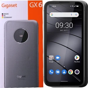 Gigaset GX6 5G Titanium Black 128GB + 6GB DUAL SIM Factory Unlocked GSM NEW - Picture 1 of 3