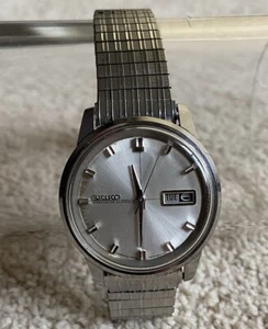 1968 SEIKO WEEKDATER 21 JEWEL SPORTSMATIC WRISTWATCH 6619 8010 W/ ORIGINAL BAND - Picture 1 of 7
