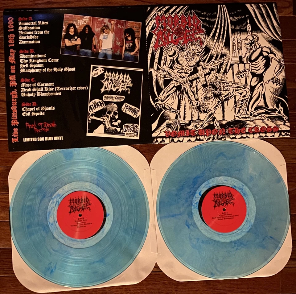 MORBID ANGEL -  Vomit upon the cross   (LIM.300 BLUE DLP*LIVE PITTSBURGH 1990) - Bild 1 von 1