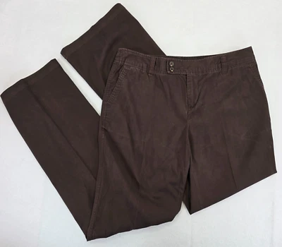 a.n.a. Женское платье брюки эластичной хлопок 5 карман размер 12 высокий коричневый - Изображение 1 из 4