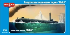 Mini-submarino alemán Mikromir 35008 ""Molch", 1/35 - Imagen 1 de 12