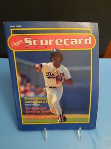 1986 MAI Los Angeles Dodgers Scorekarte MAGAZIN VS CHAMPION METS UNBENUTZT EX - Bild 1 von 11