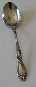 1 Place Spoon Huntington Oneida Silver Glossy Stainless Flowers - Imagen 1 de 1