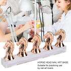 Horse Head Nail Tip Practice Rack Magnet Adsorption False Nail Display Suppo SPG
