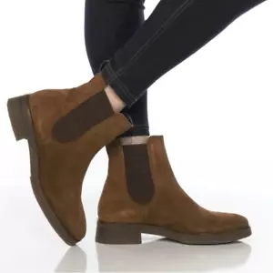 Paul Green Sunny Boots in Toffee Soft Suede Size 9.5 NEW - Picture 1 of 6