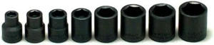 Wright Tool 313 3/8" Dr SAE 8 Pc Impact Socket Set 5/16-3/4" w/Rail MADE IN USA - Picture 1 of 1
