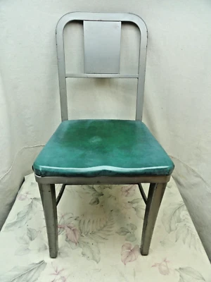 Vintage Steelcase Industrial Tanker Chair 1950's Metal Office Furniture Co.  #2 - Image 1 of 4