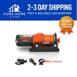 Compact 2500 lb Electric Winch with Remote - Perfect for ATV, UTV, and Boat Use - Bild 1 von 10