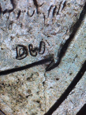 2006 P North Dakota Quarter 50 States Quarter Die Chip - Image 1 of 4