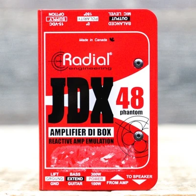Radial Engineering JDX 48 Guitar Amplifier Direct Box / Reactive Amp Emulation - Image 1 of 4