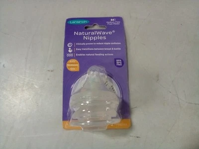 LANSINOH, FAST Flow Nipples, 2 Pcs - Medium Flow - Image 1 of 4