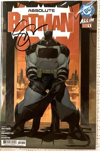 🔥~DC~ABSOLUTE BATMAN #1~🔥~SECHSTER DRUCK~🔥~SIGNIERT von SCOTT SNYDER mit COA~🔥 - Bild 1 von 1