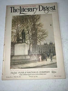 Literary Digest Magazine Vol. 84 #7 February 14 1925, C1 - Picture 1 of 11