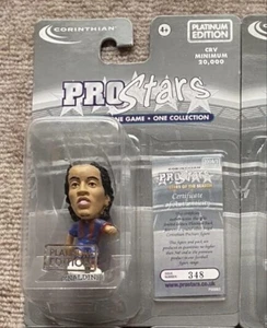 Corinthians Prostars Platinum Barcelona Ronaldinho Limited Edition - Picture 1 of 1