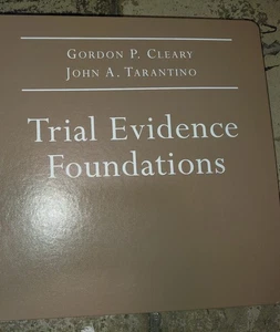 Prozessbeweise Grundlagen von Girdon Cleary und John A. Tarantino Loseblatt  - Bild 1 von 4