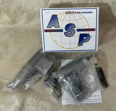 ASP Engines - S46A Two Stroke Glow Engine ASP S46A Two Stroke Glow Engine - NEW - Image 1 of 4